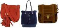 Semišové kabelky v žiarivých farbách - to pravé na jar 2012