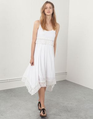 Biele šaty Bershka