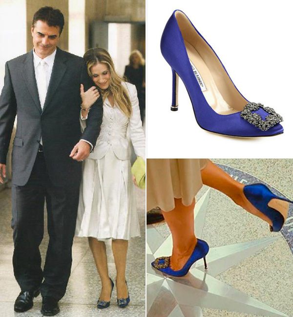 Carrie a jej milované topánky od Manola Blahnika.