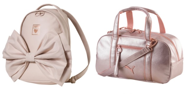 z kolekcie Prime: dámsky elegantný batôžtek s veľkou mašľou a metalická taška