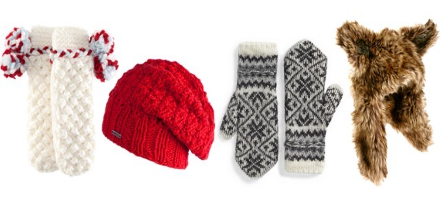 Módne doplnky na zimu 2012 - Čiapky a rukavice
