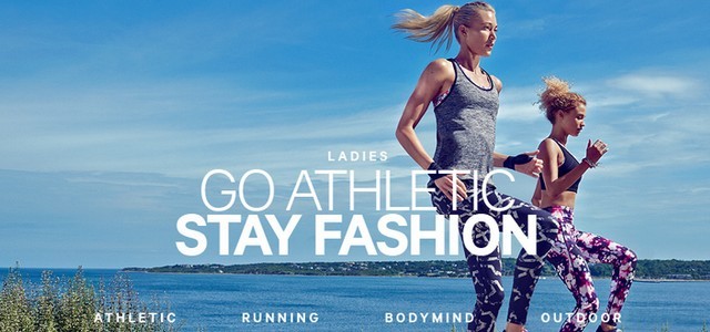 Ladies, go athletic stay fashion! - Kolekcia športového oblečenia H &amp; M