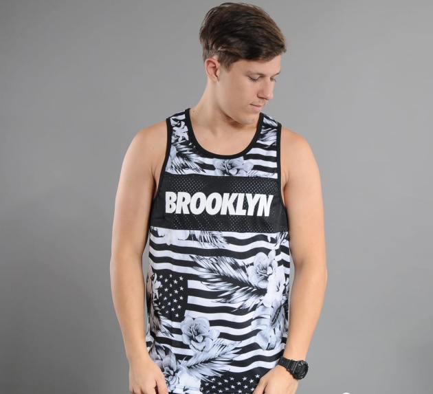 Cayler & Sons Brooklyn Flowers Mesh Tank Top