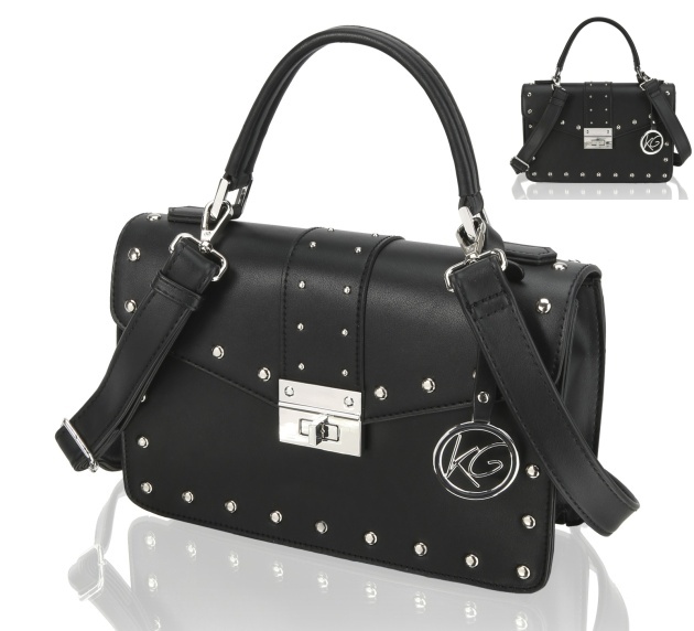 kožená cross kabelka sa cvočky značky Kate Gray za 62 €