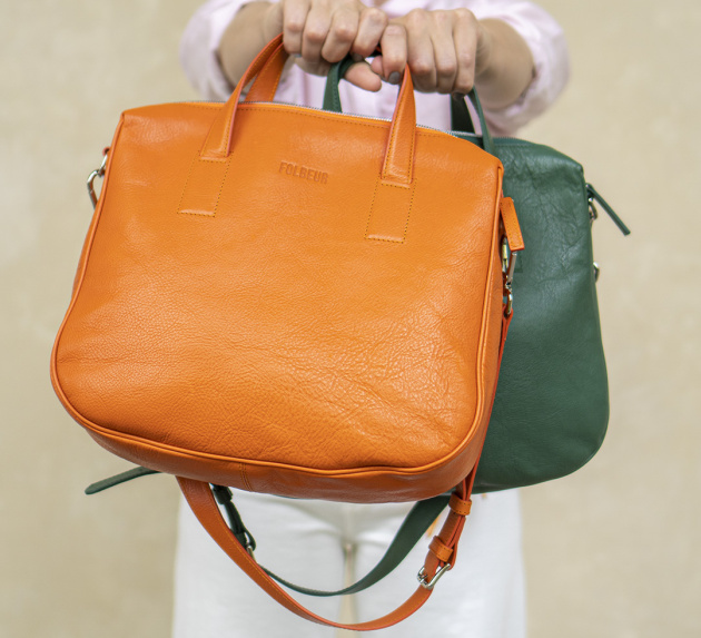 FOLBEUR kabelky – Petitky, zelená a oranžová